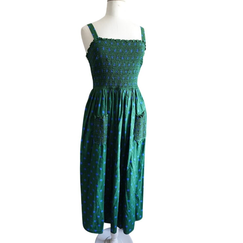 Anthro Pinnacle by Shruti Sancheti Smocked Midi Dress Size M 468